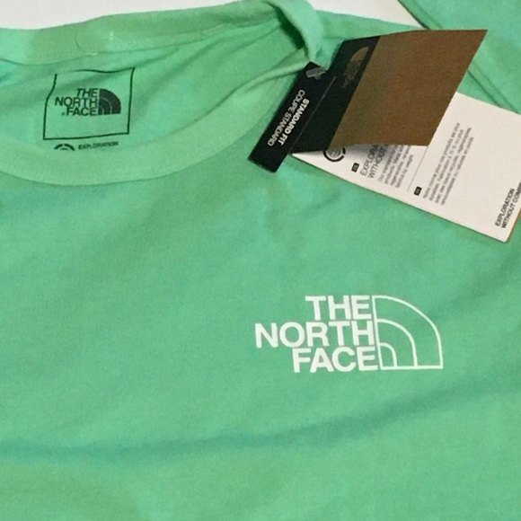 The North Face Long-Sleeve (L/S) Trail Tee T-Shirt Mens Sz S 50/50 Green NEW NWT - Picture 3 of 10